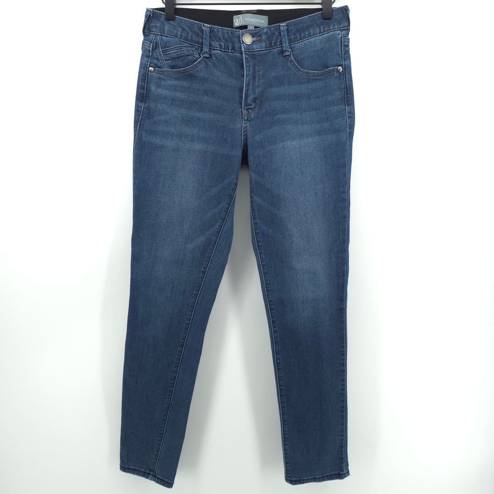 Wit & Wisdom Womens Jeans Skinny 4 Blue Stretch Comfort L1610FSEH